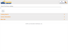 Tablet Screenshot of libcat.snhu.edu